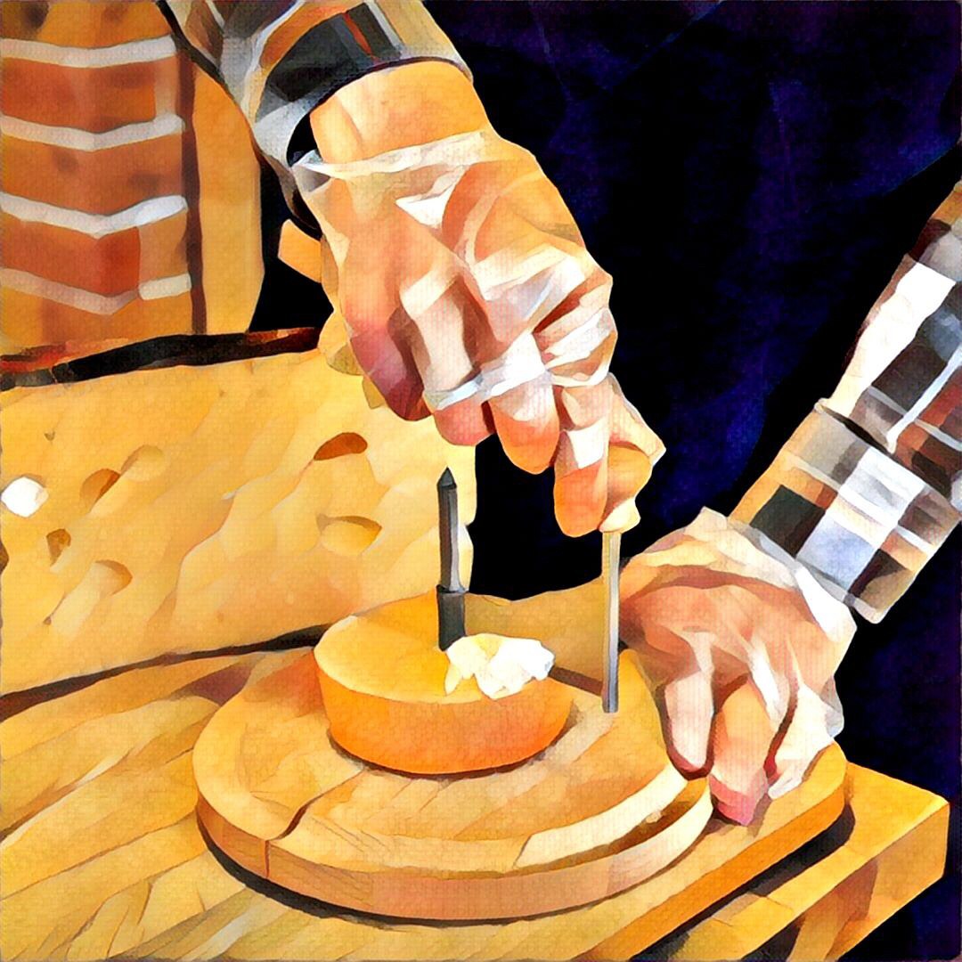 Призма и сыр