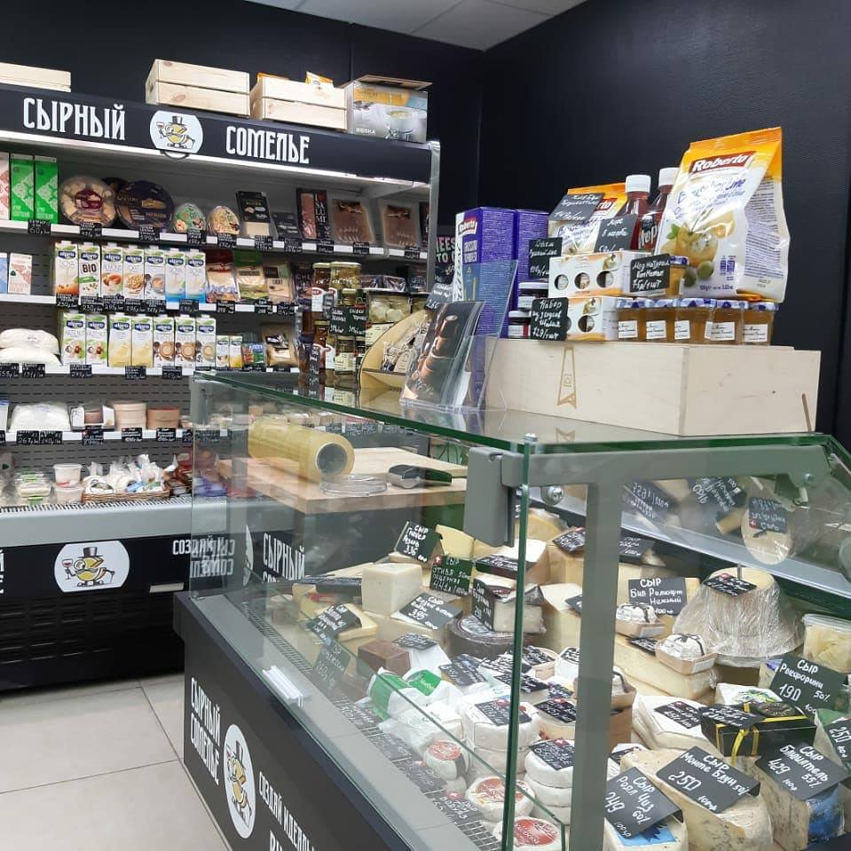 Новый магазин сырный сомелье Шаболовка, 65к1