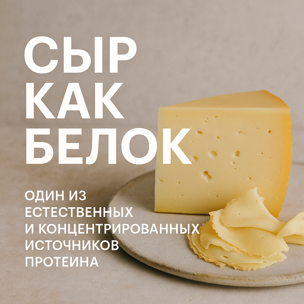 Сыр как белок: вкусное питание с научной основой.