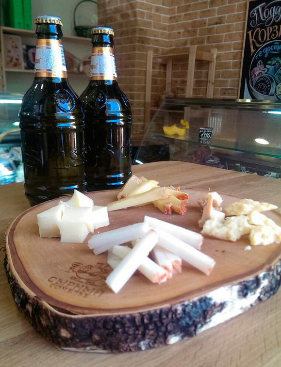 Сырная тарелка к пиву