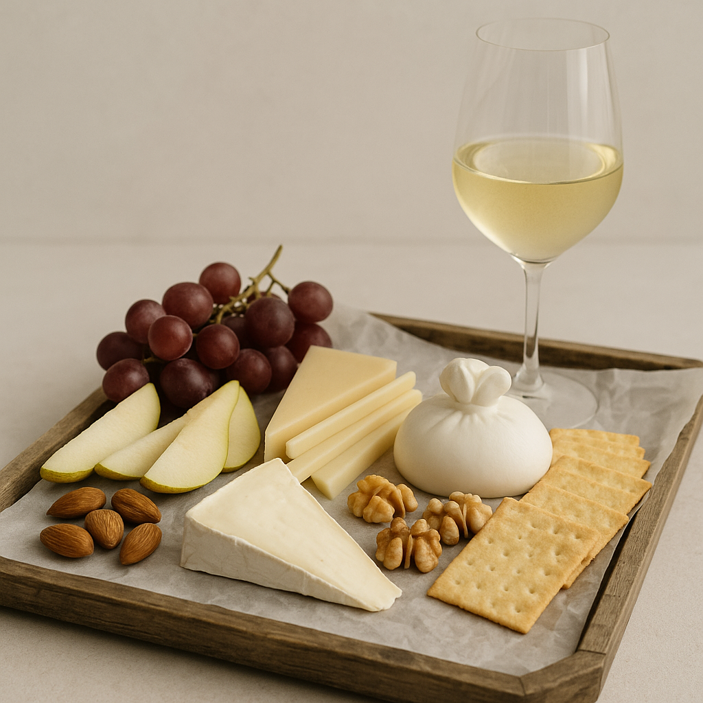 Тарелка к белому вину: лёгкость, вкус и идеальный баланс.