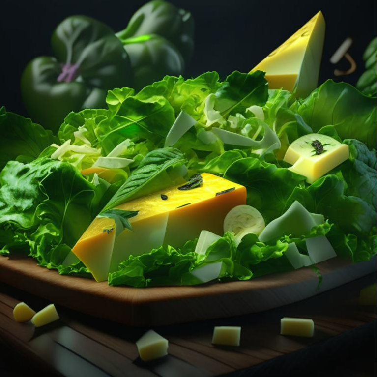 Cыр с зеленью