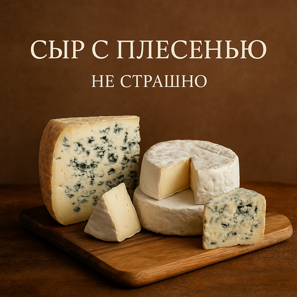 Сыр с плесенью — не страшно.