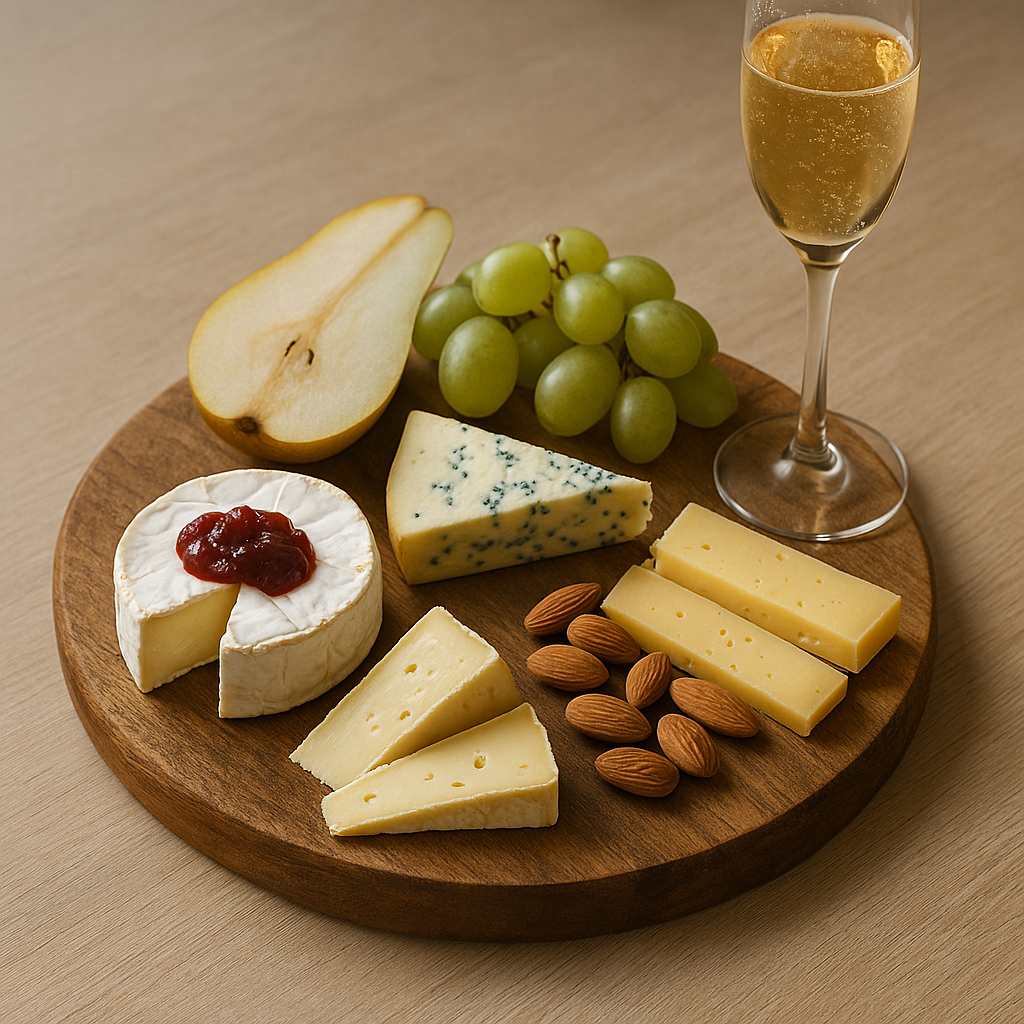 🥂 Игристая тарелка: сыр, который любит пузырьки.