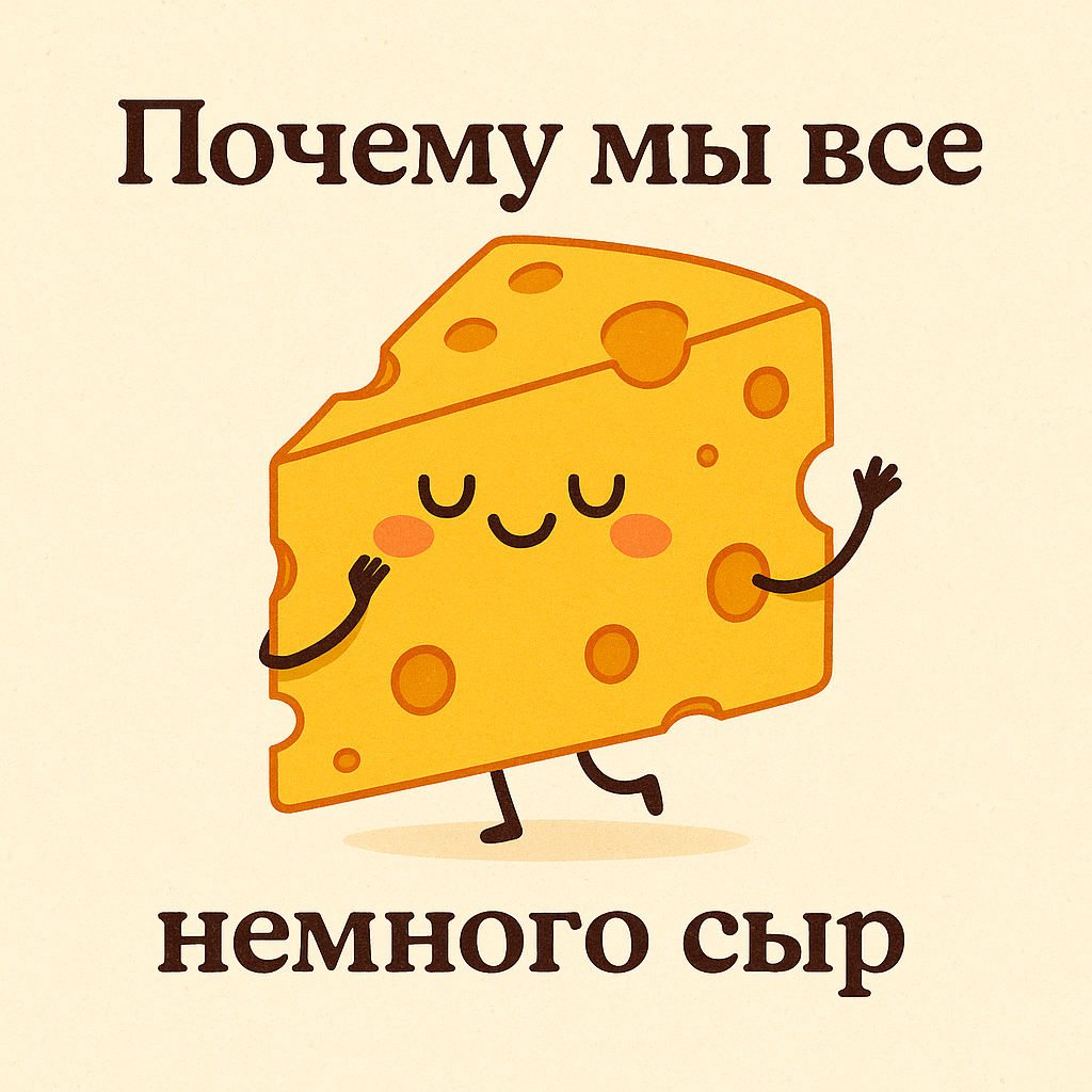 Почему мы все немного сыр: 5 забавных причин.