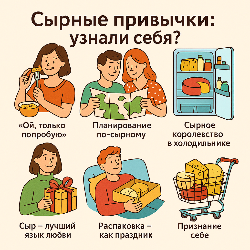 🧀 Сырные привычки: узнали себя?