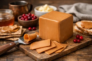 Brunost — норвежский карамельный сыр с уникальным вкусом