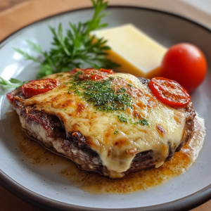 Мясо по-французски с сыром