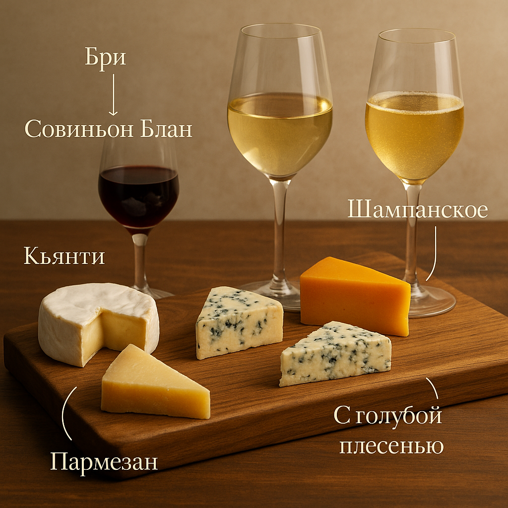 Сыр к вину: простые правила.