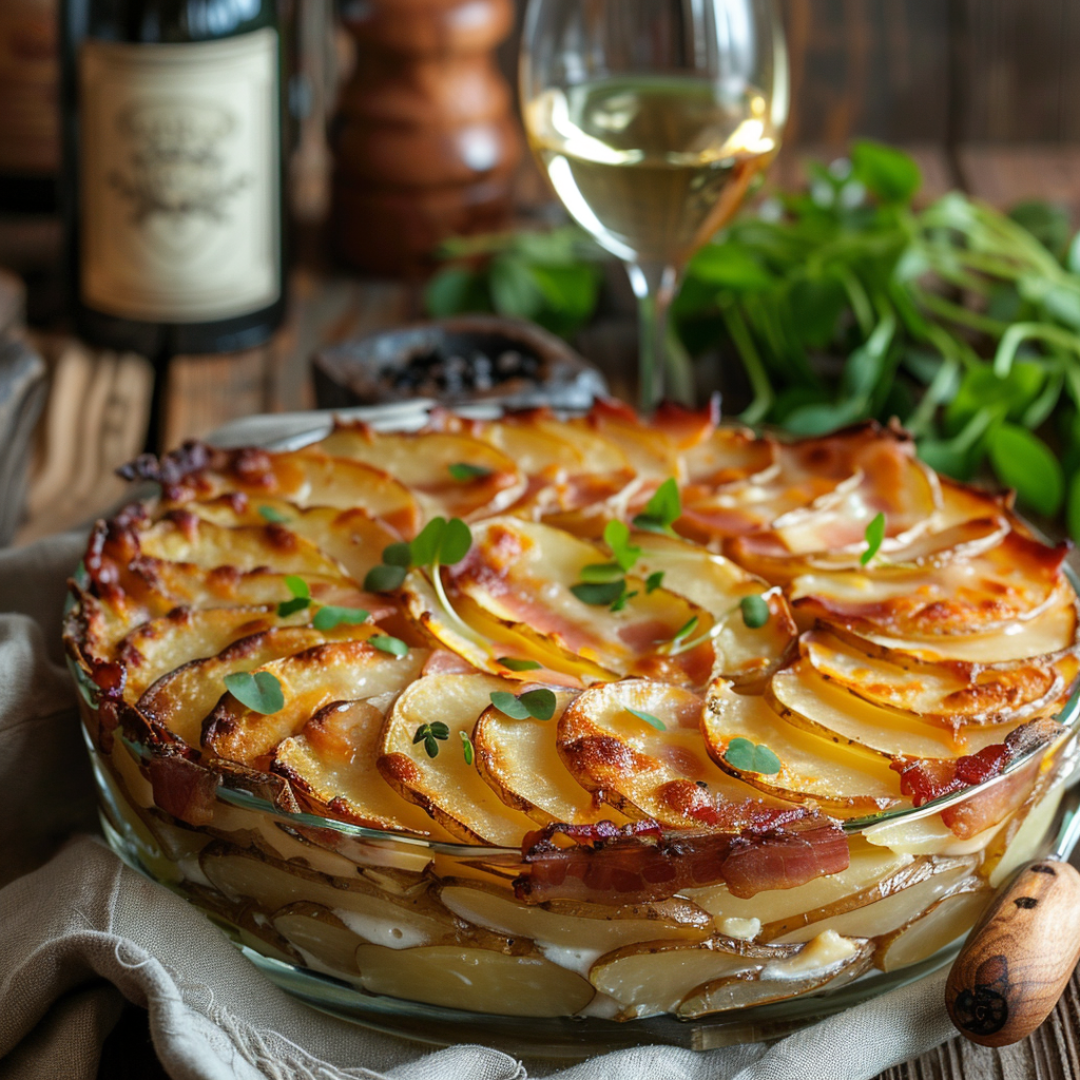 Тартифлет с сыром Красная Ведьма. 