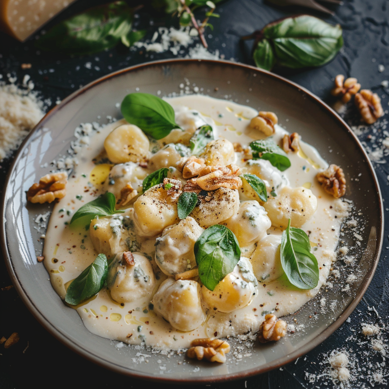 Ньоки с Горгонзолой.