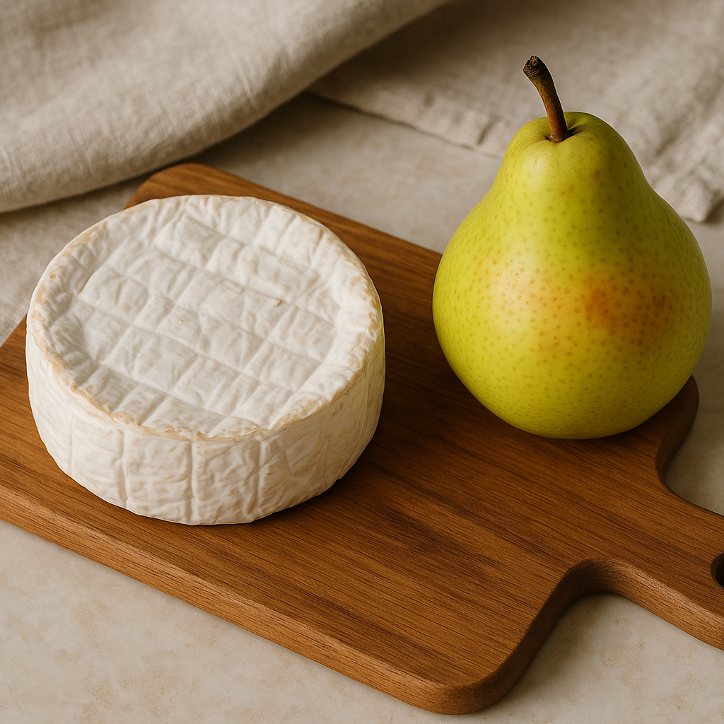 Нежный союз: Камамбер и груша — идеальное сочетание для вашего стола!