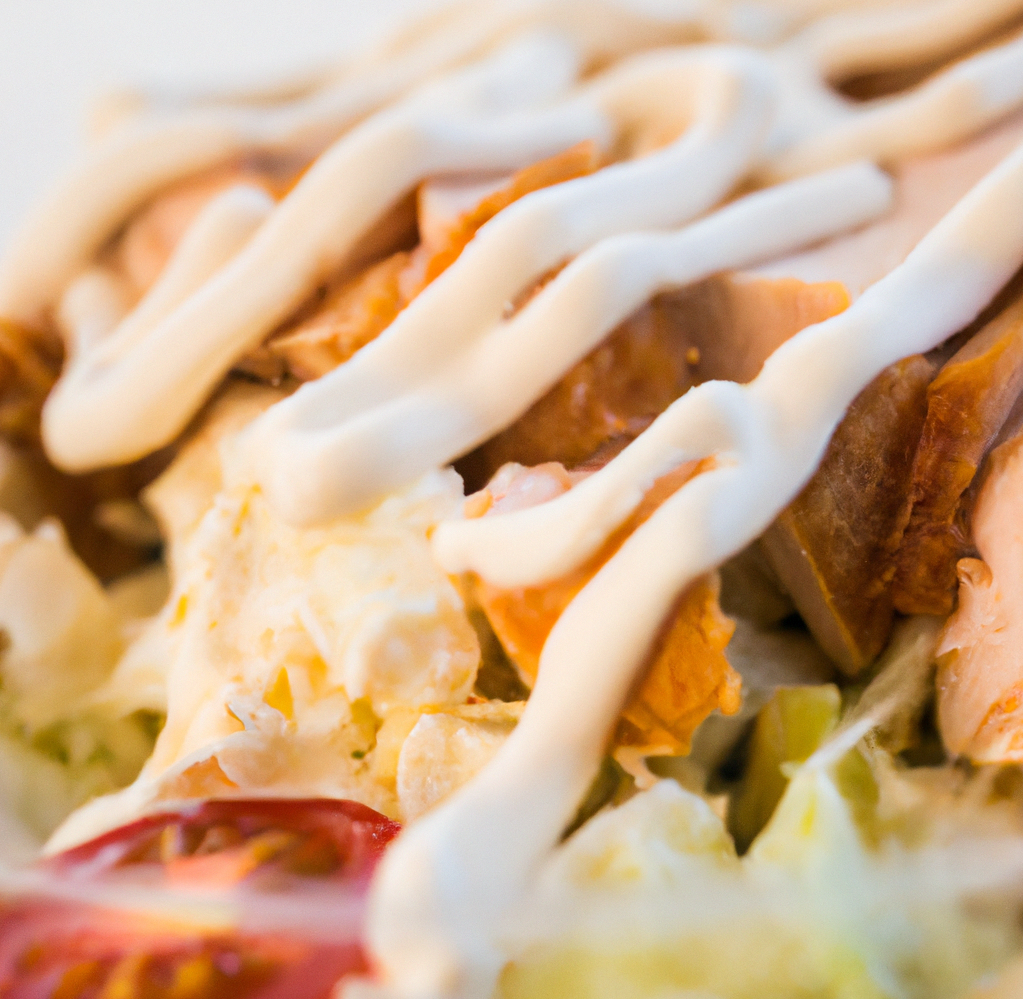 Салат с курицей и сыром