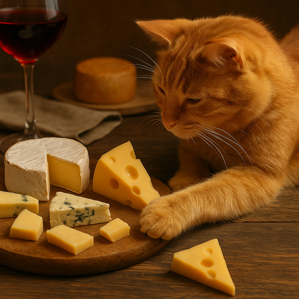 Сыр и коты: гастрономическая любовь с усами.