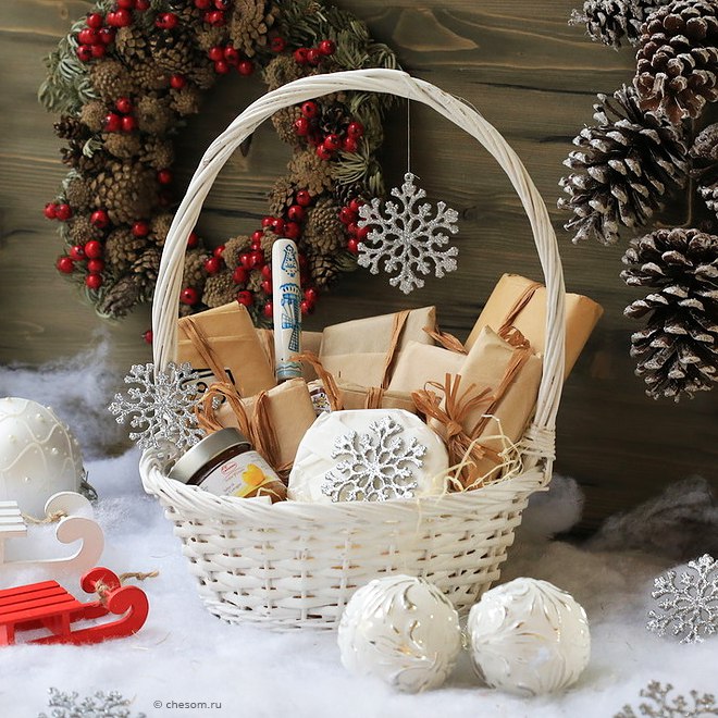 Лучший подарок - сырная корзина