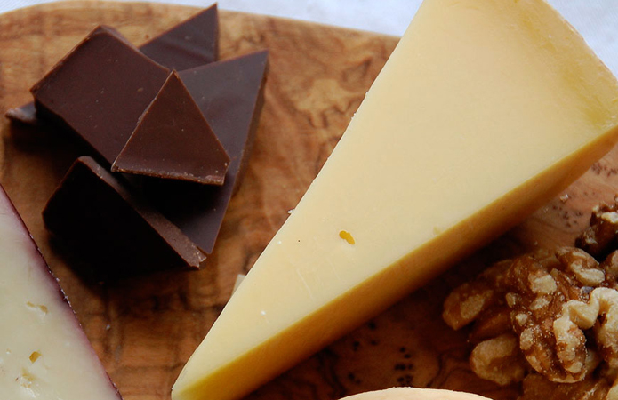 Сочетание сыра и шоколада