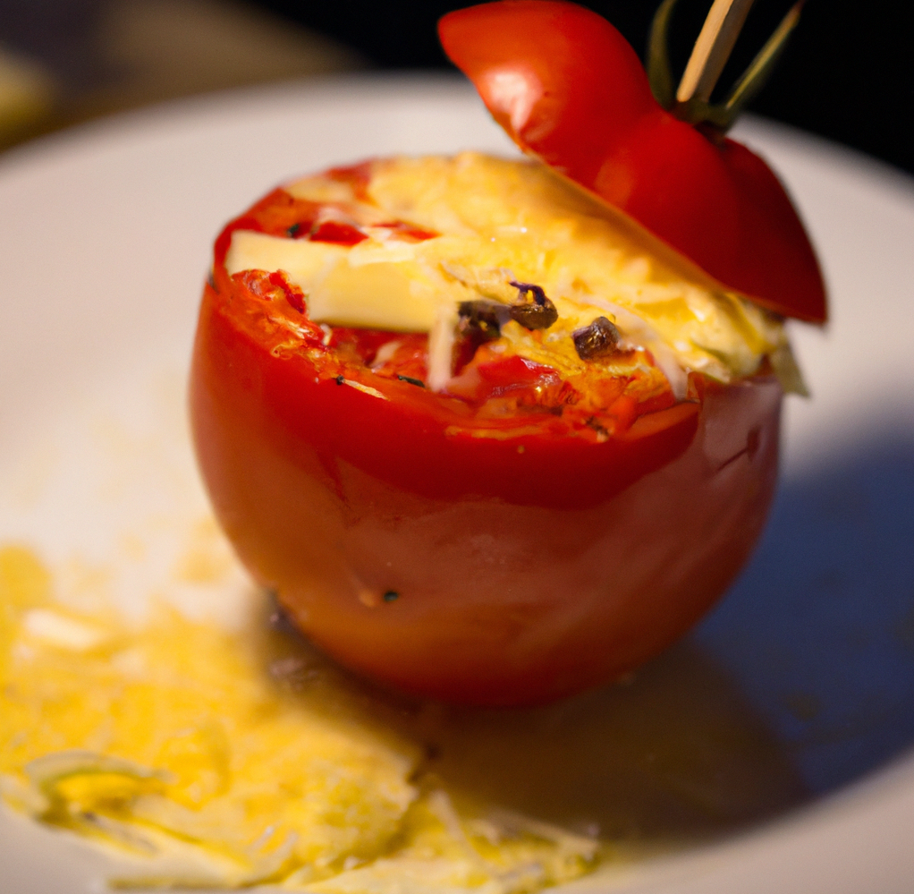 Рецепт помидоров с сыром