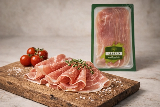 Окорок сыровяленый Прошутто Крудо «Albero» нарезка 50 г