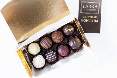 Ассорти из 8 сырных конфет "Larka Chocolates"