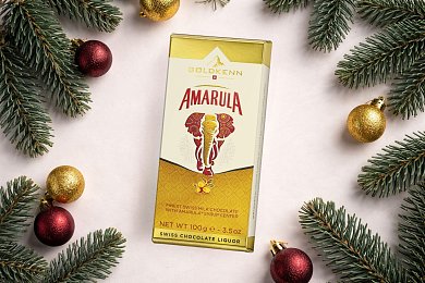 Шоколад молочный с "Амарула" Goldkenn 100г