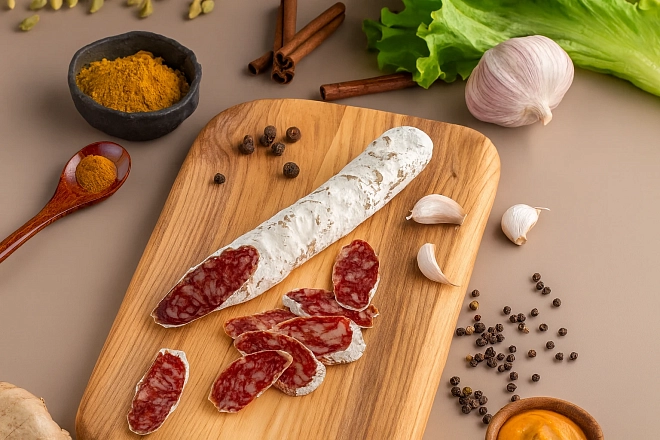 Колбаса с/в Карри ТМ Карнеззо, 100г