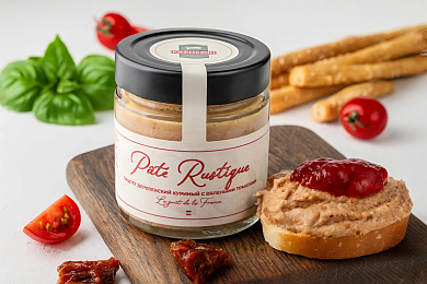 Паштет деревенский куриный с вялеными томатами ТМ Карнеззо, 160г