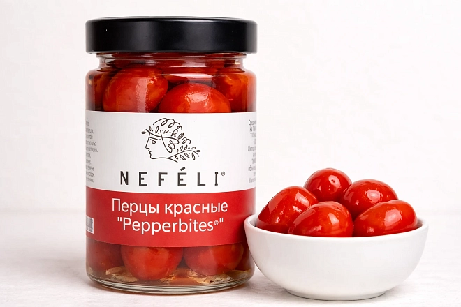 Перцы Pepperbites красные Nefeli 195г