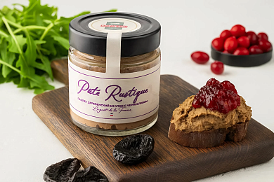 Паштет деревенский из утки с черносливом ТМ Карнеззо, 160г