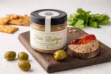 Паштет деревенский куриный с оливками ТМ Карнеззо, 160г