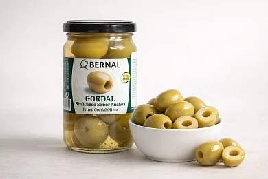 Оливки GORDAL Bernal в анчоусном соусе с/к, 170 г